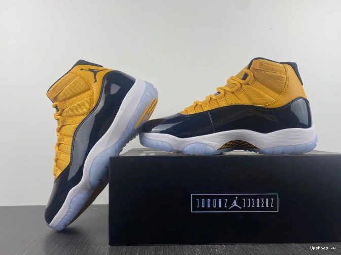 11 and yellow Air black Jordan 0216